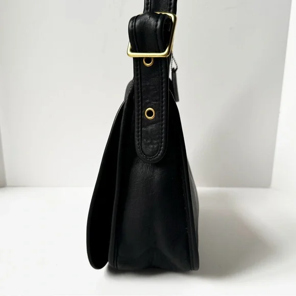 Vintage Coach Stewardess Bag 9525 in Black - Picture 10 of 13